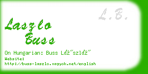 laszlo buss business card